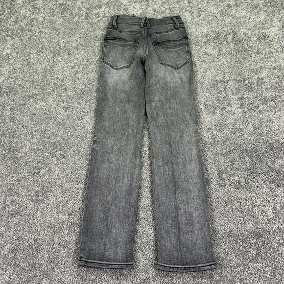Good American Jeans Womens 0/25 Gray Ankle Stretch Denim Charcoal Casual City - Picture 2 of 10